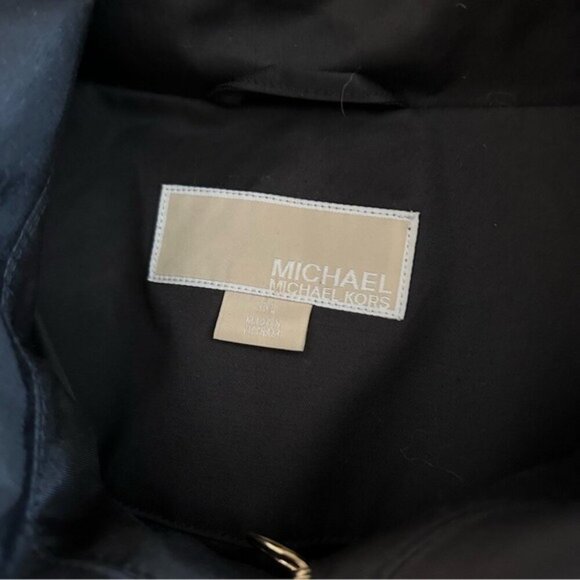 MICHAEL Michael Kors Black Hooded Coat - Picture 3 of 6